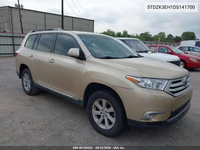 2013 Toyota Highlander Se V6 VIN: 5TDZK3EH1DS141700 Lot: 40155333