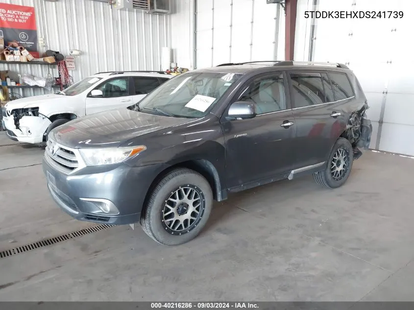 2013 Toyota Highlander Limited VIN: 5TDDK3EHXDS241739 Lot: 40216286