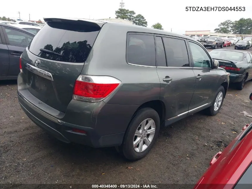 5TDZA3EH7DS044553 2013 Toyota Highlander Plus