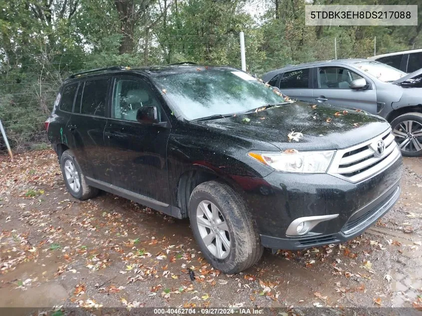 5TDBK3EH8DS217088 2013 Toyota Highlander Se V6