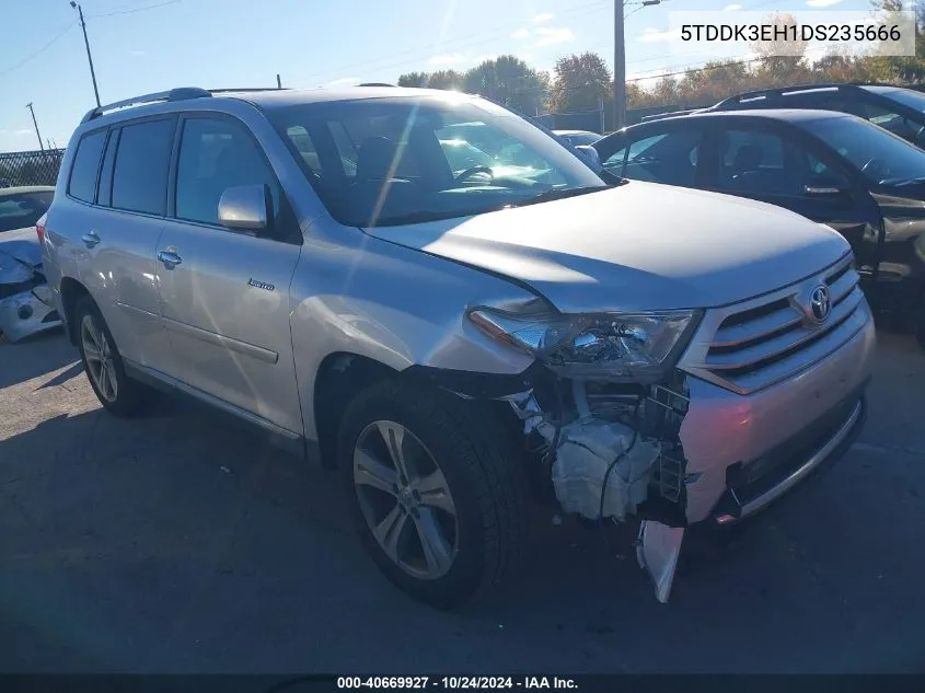 5TDDK3EH1DS235666 2013 Toyota Highlander Limited V6