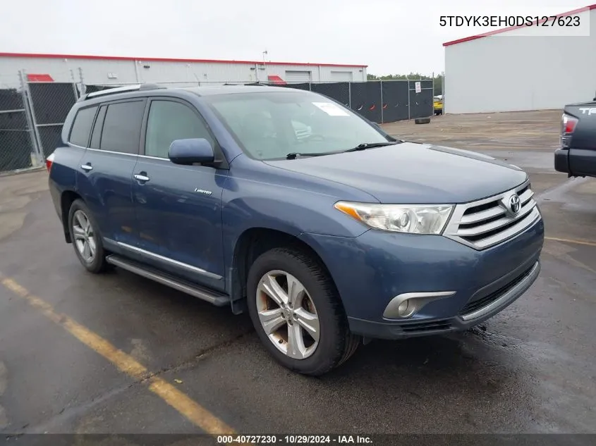 5TDYK3EH0DS127623 2013 Toyota Highlander Limited V6