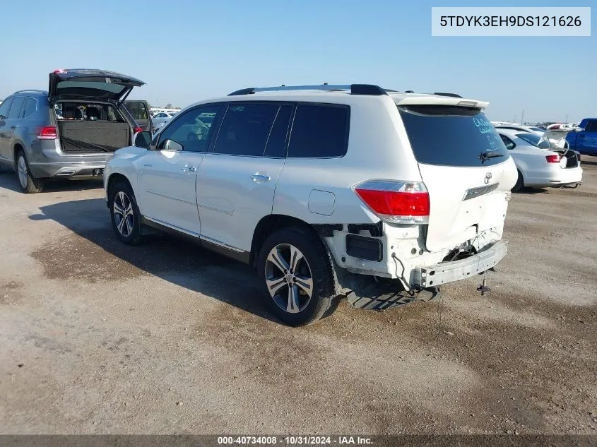 5TDYK3EH9DS121626 2013 Toyota Highlander Limited V6