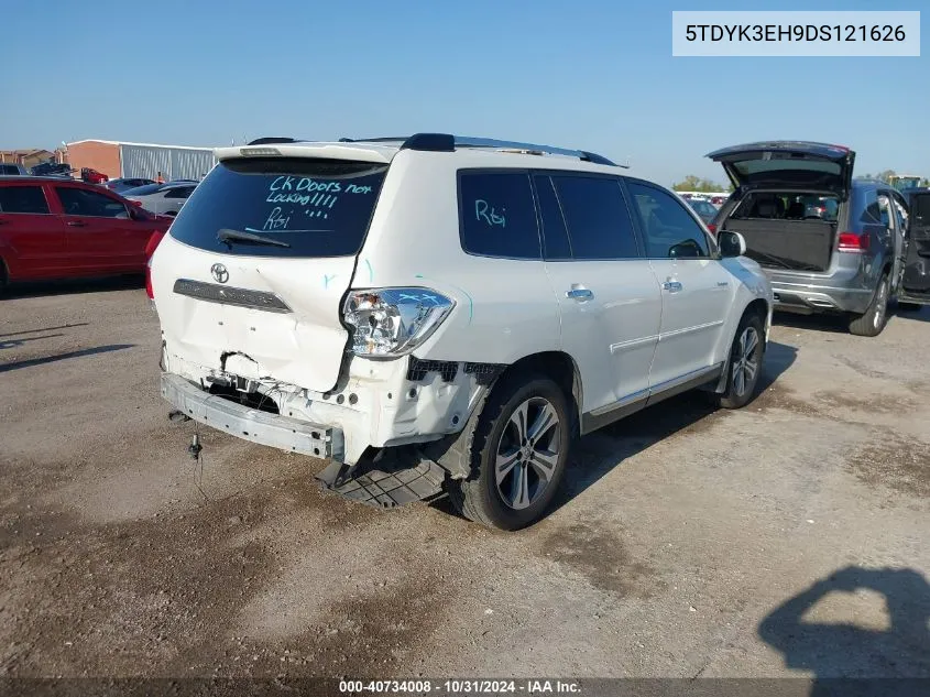 5TDYK3EH9DS121626 2013 Toyota Highlander Limited V6