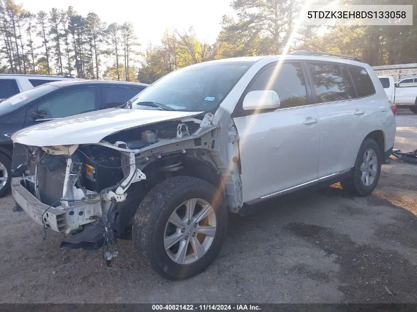 2013 Toyota Highlander Se V6 VIN: 5TDZK3EH8DS133058 Lot: 40821422