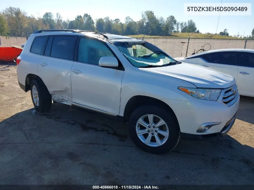 2013 Toyota Highlander Se V6 VIN: 5TDZK3EH5DS090489 Lot: 40866018