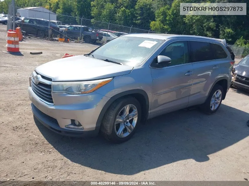 5TDDKRFH0GS297873 2016 Toyota Highlander Limited Platinum V6