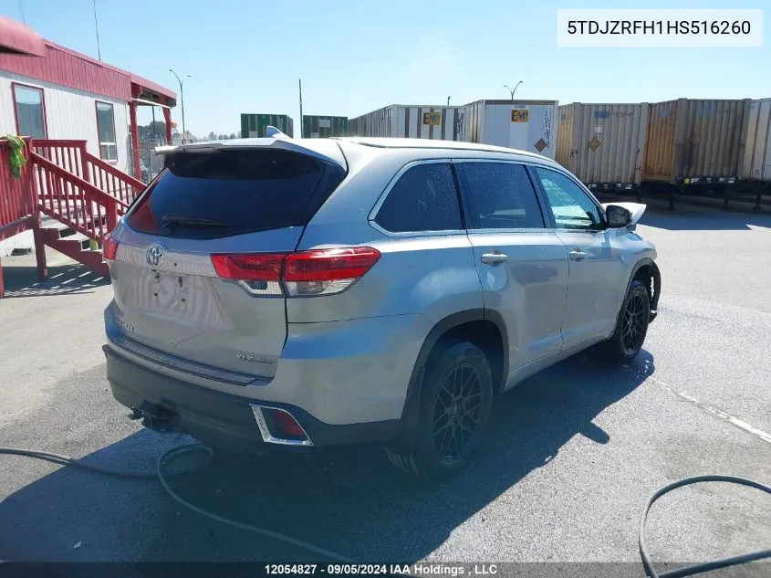 2017 Toyota Highlander Se/Xle VIN: 5TDJZRFH1HS516260 Lot: 12054827