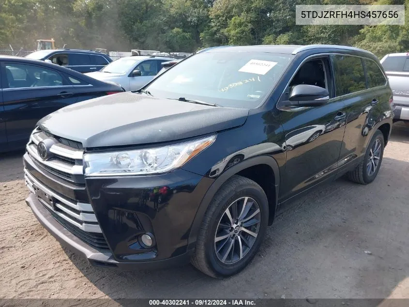 5TDJZRFH4HS457656 2017 Toyota Highlander Xle