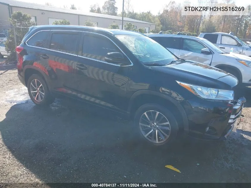 5TDKZRFH2HS516269 2017 Toyota Highlander Xle