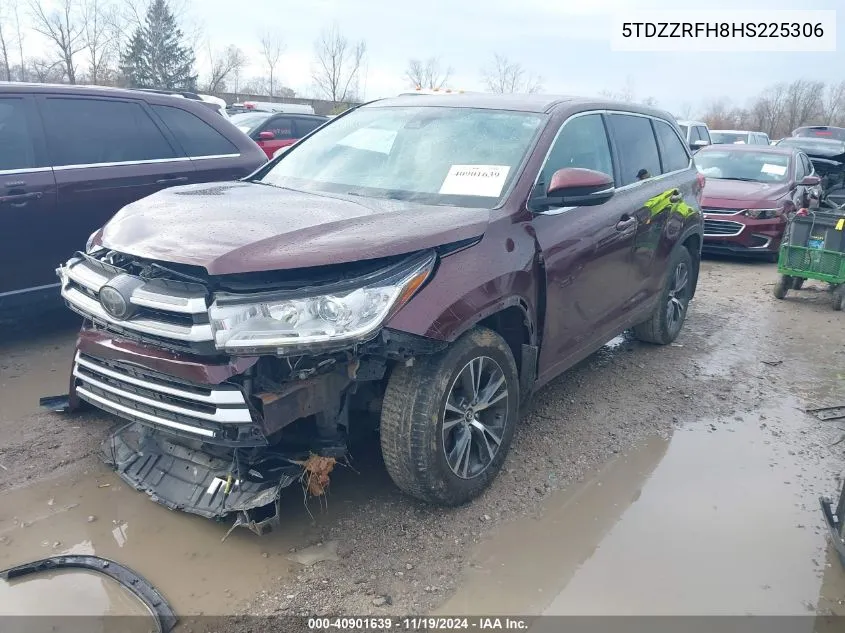 2017 Toyota Highlander Le Plus VIN: 5TDZZRFH8HS225306 Lot: 40901639