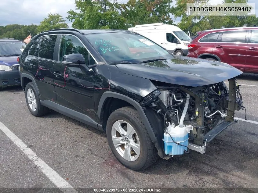 2019 Toyota Highlander Hybrid Limited Platinum VIN: 5TDDGRFH6KS059407 Lot: 40229979