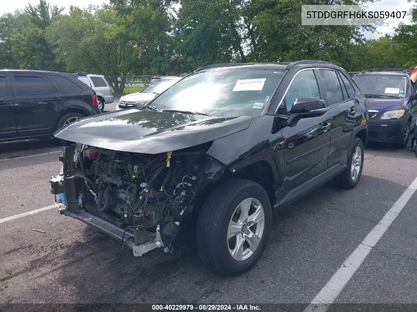 5TDDGRFH6KS059407 2019 Toyota Highlander Hybrid Limited Platinum