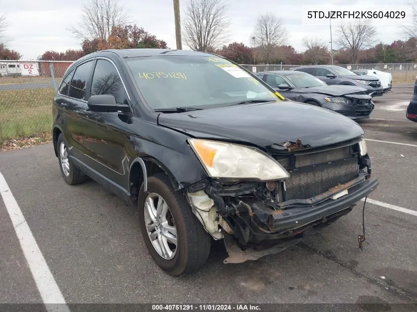 2019 Toyota Highlander Se VIN: 5TDJZRFH2KS604029 Lot: 40751291