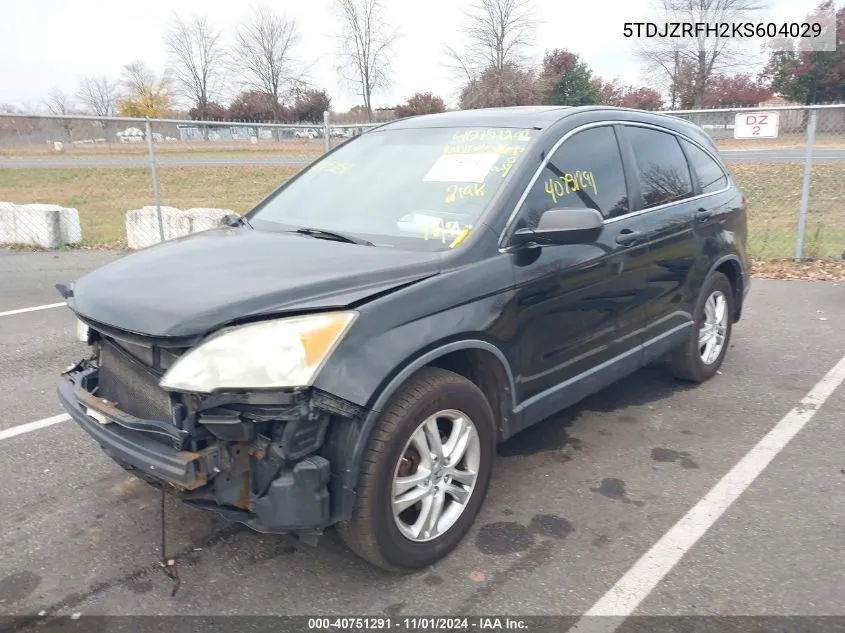 2019 Toyota Highlander Se VIN: 5TDJZRFH2KS604029 Lot: 40751291