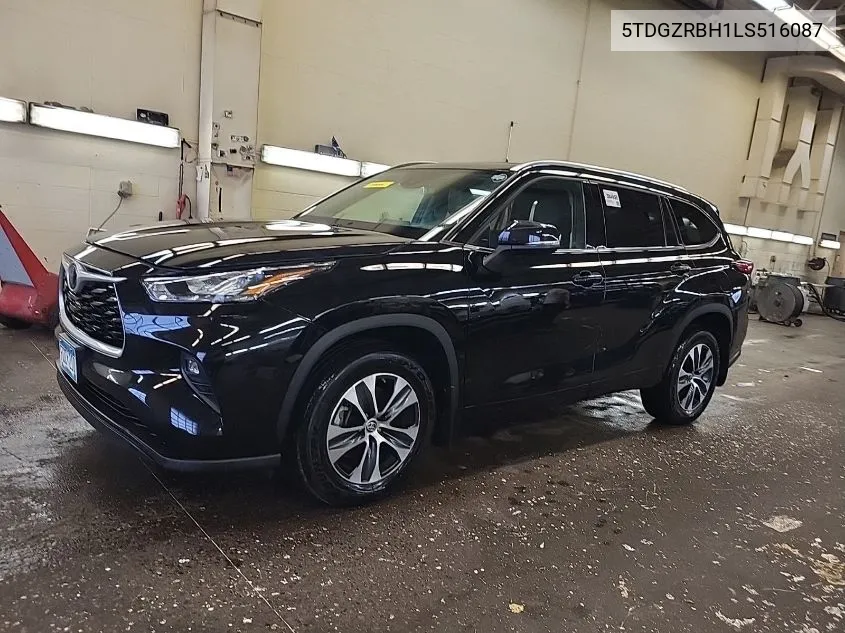 2020 Toyota Highlander Xle VIN: 5TDGZRBH1LS516087 Lot: 40935841