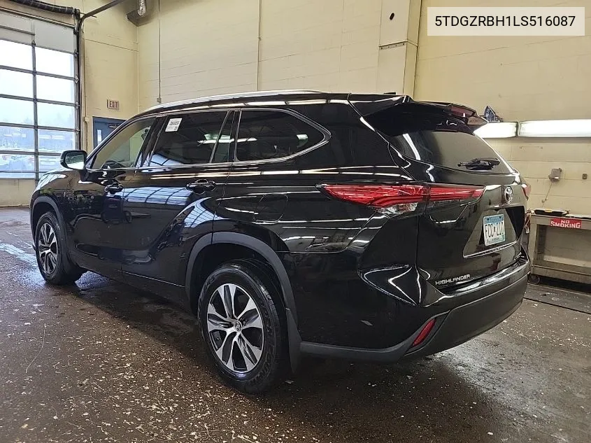 2020 Toyota Highlander Xle VIN: 5TDGZRBH1LS516087 Lot: 40935841