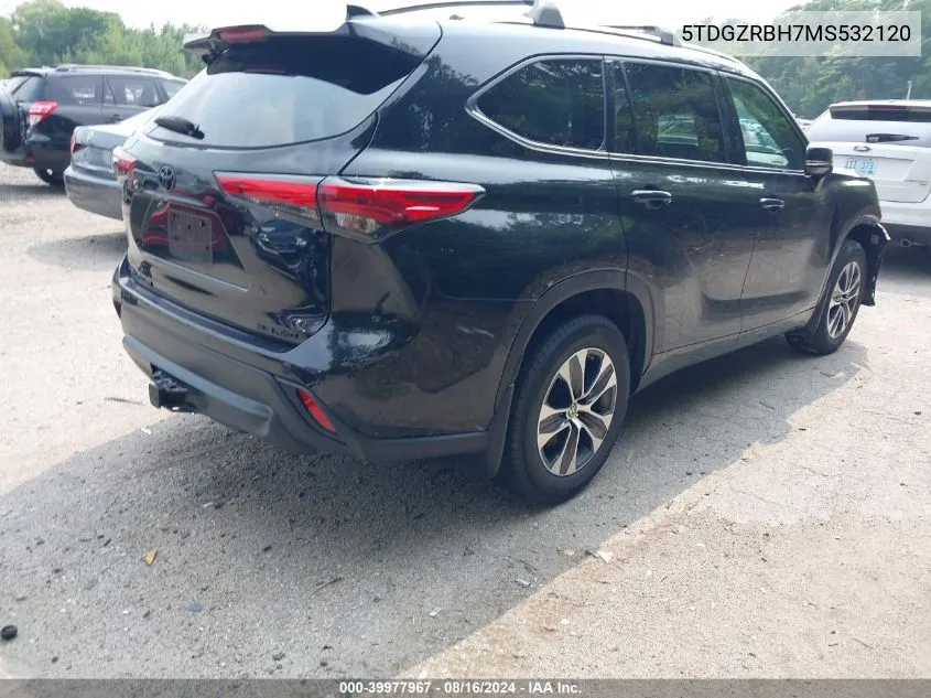 5TDGZRBH7MS532120 2021 Toyota Highlander Xle