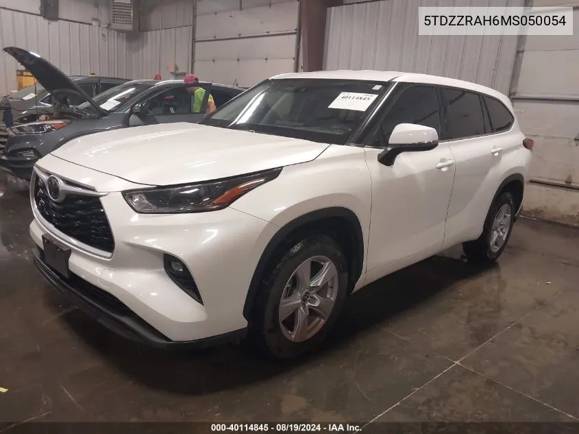 2021 Toyota Highlander Le VIN: 5TDZZRAH6MS050054 Lot: 40114845