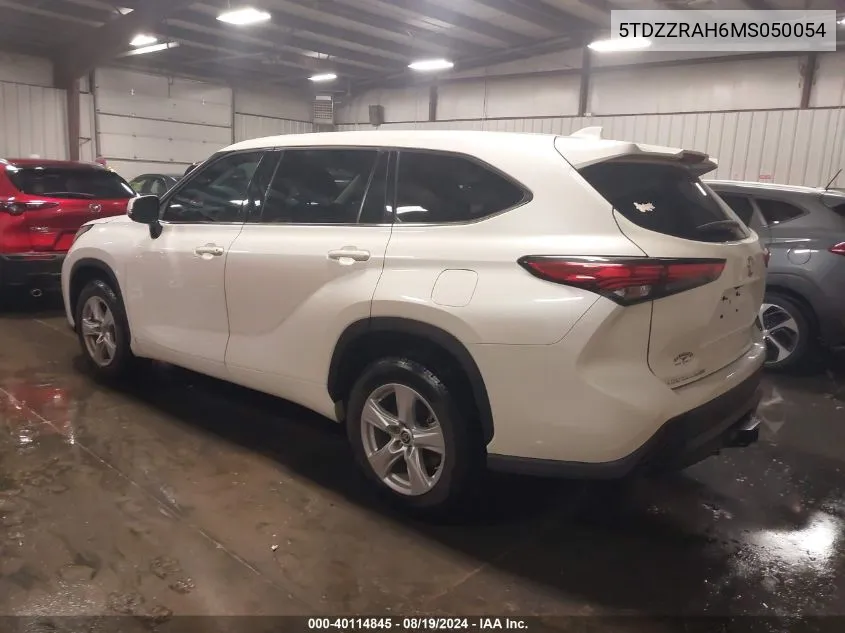 2021 Toyota Highlander Le VIN: 5TDZZRAH6MS050054 Lot: 40114845