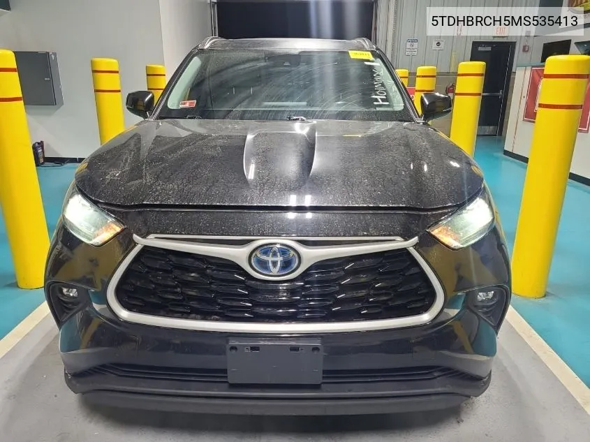 2021 Toyota Highlander Hybrid Xle VIN: 5TDHBRCH5MS535413 Lot: 40935775