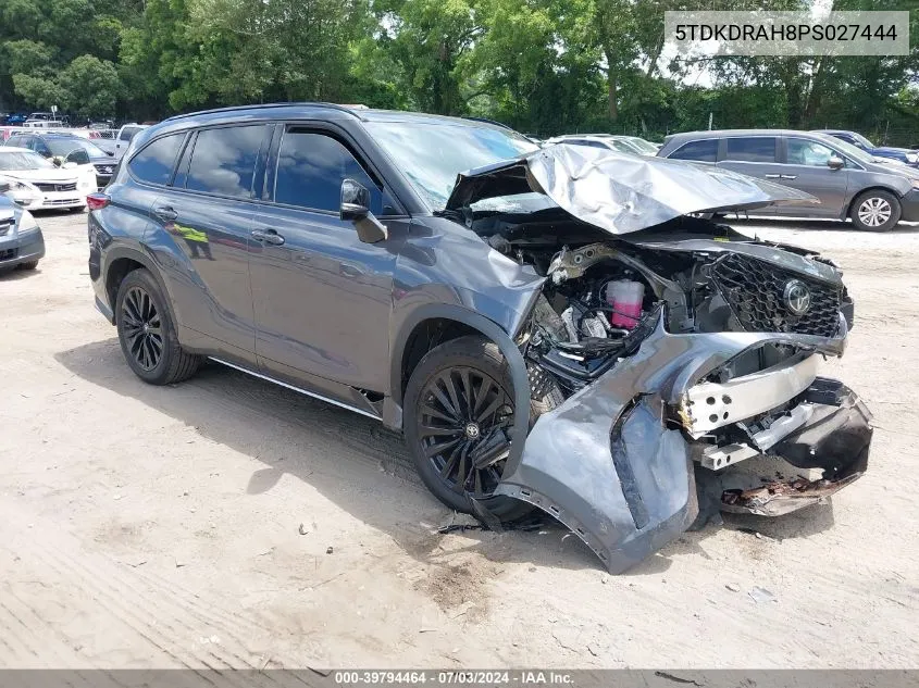 2023 Toyota Highlander Xse VIN: 5TDKDRAH8PS027444 Lot: 39794464