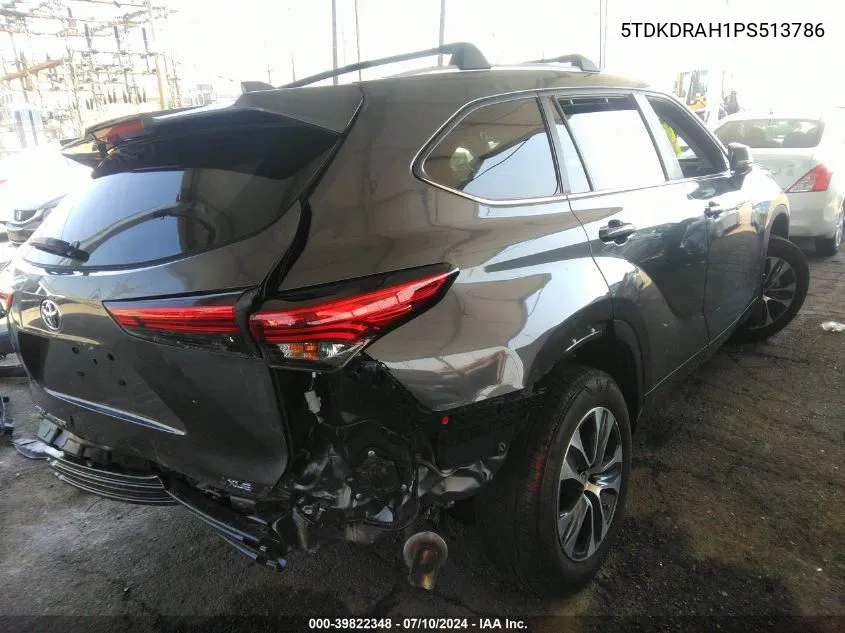 5TDKDRAH1PS513786 2023 Toyota Highlander Xle