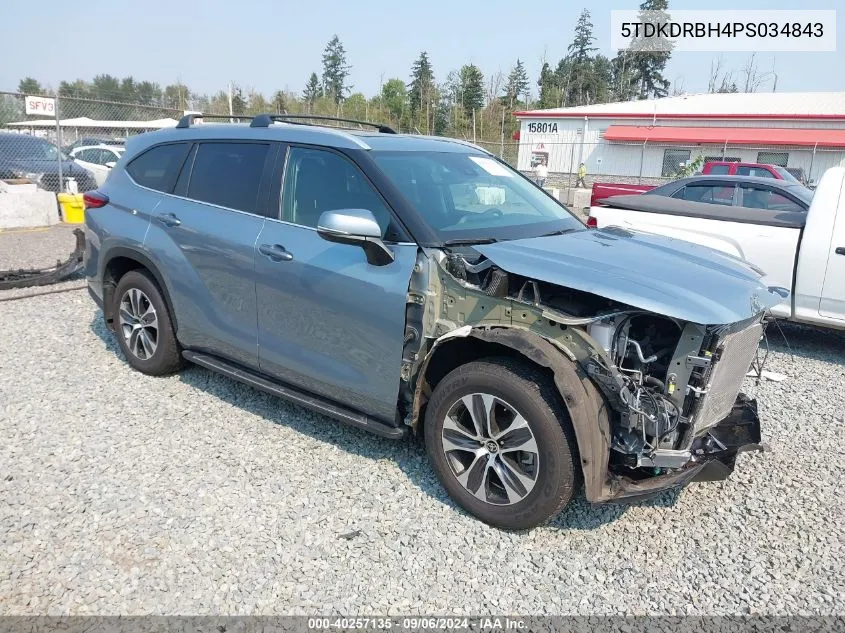 5TDKDRBH4PS034843 2023 Toyota Highlander Xle