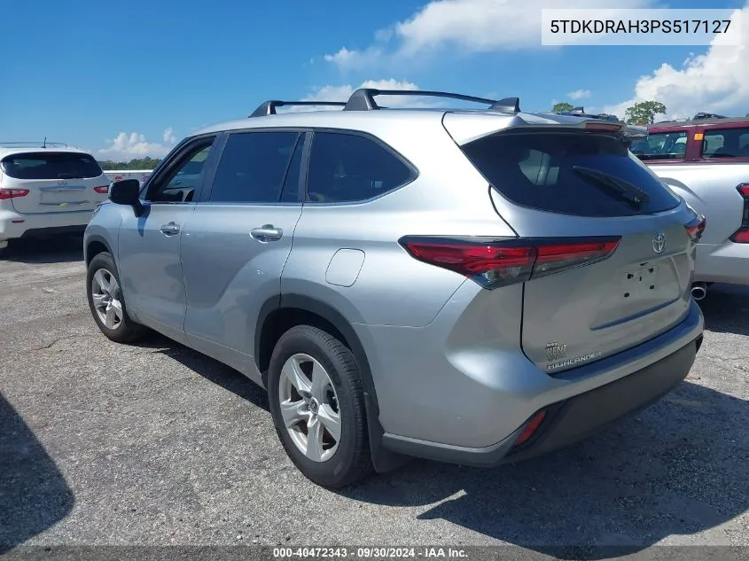 5TDKDRAH3PS517127 2023 Toyota Highlander Le