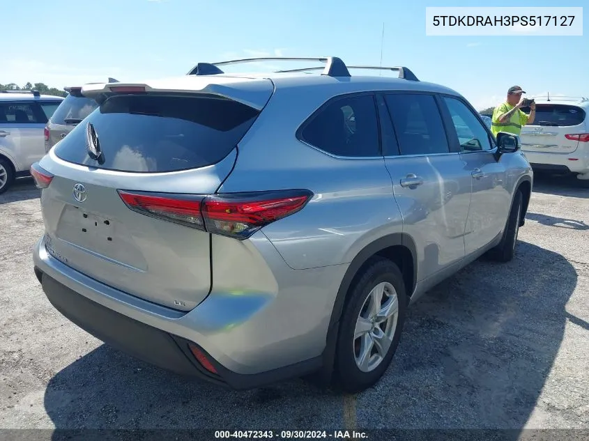 5TDKDRAH3PS517127 2023 Toyota Highlander Le