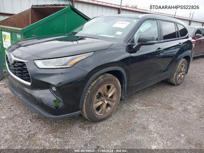 2023 Toyota Highlander Hybrid Xle Bronze VIN: 5TDAARAH4PS522826 Lot: 40788633