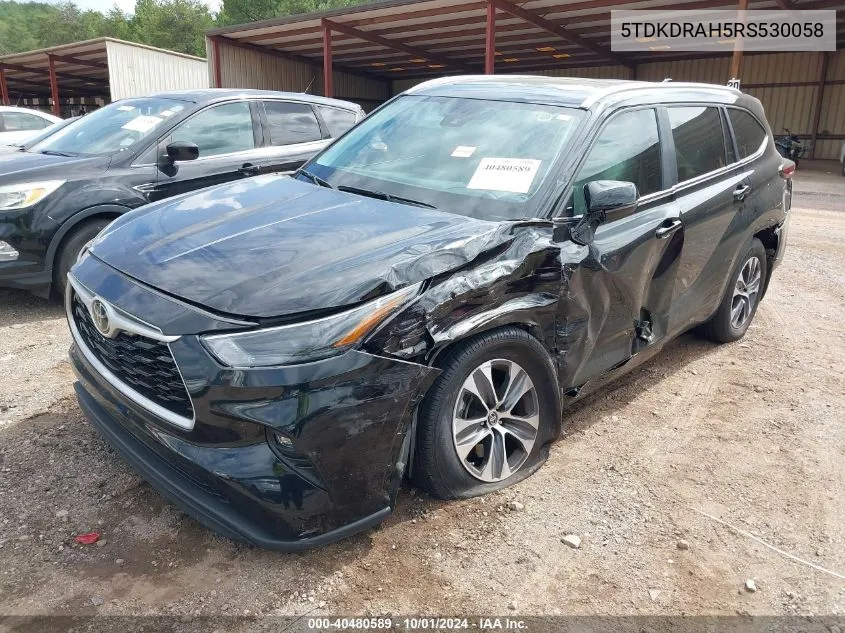 5TDKDRAH5RS530058 2024 Toyota Highlander Xle