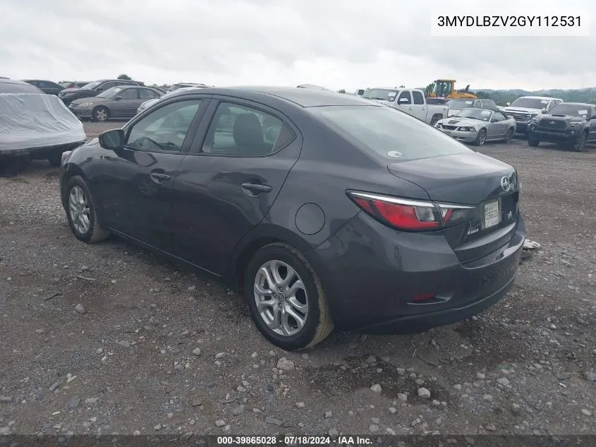 3MYDLBZV2GY112531 2016 Scion Ia