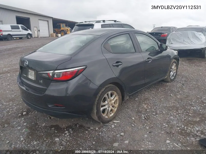 3MYDLBZV2GY112531 2016 Scion Ia