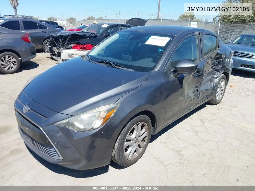 3MYDLBZV1GY102105 2016 Toyota Scion Ia