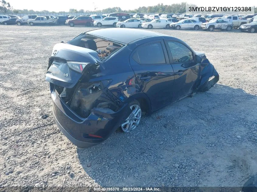 2016 Scion Ia VIN: 3MYDLBZV1GY129384 Lot: 40395370