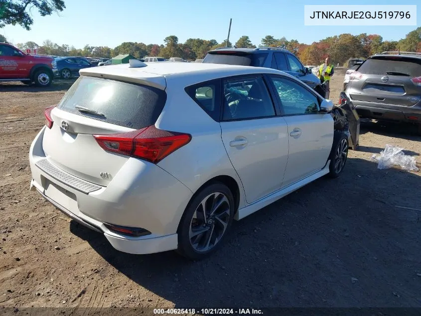 JTNKARJE2GJ519796 2016 Toyota Scion Im