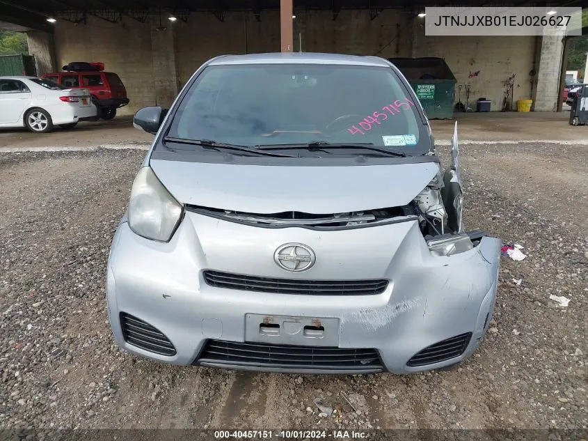 2014 Toyota Scion Iq VIN: JTNJJXB01EJ026627 Lot: 40457151