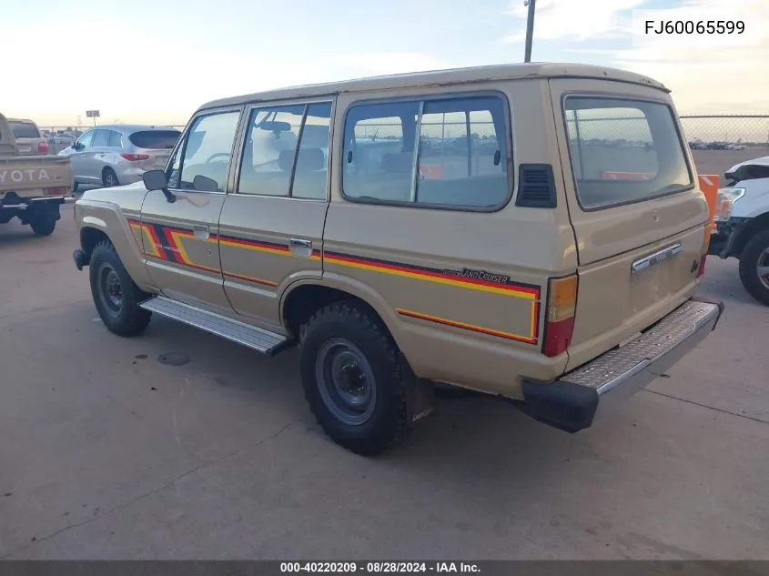 1983 Toyota Land Cruiser Fj60 VIN: FJ60065599 Lot: 40220209