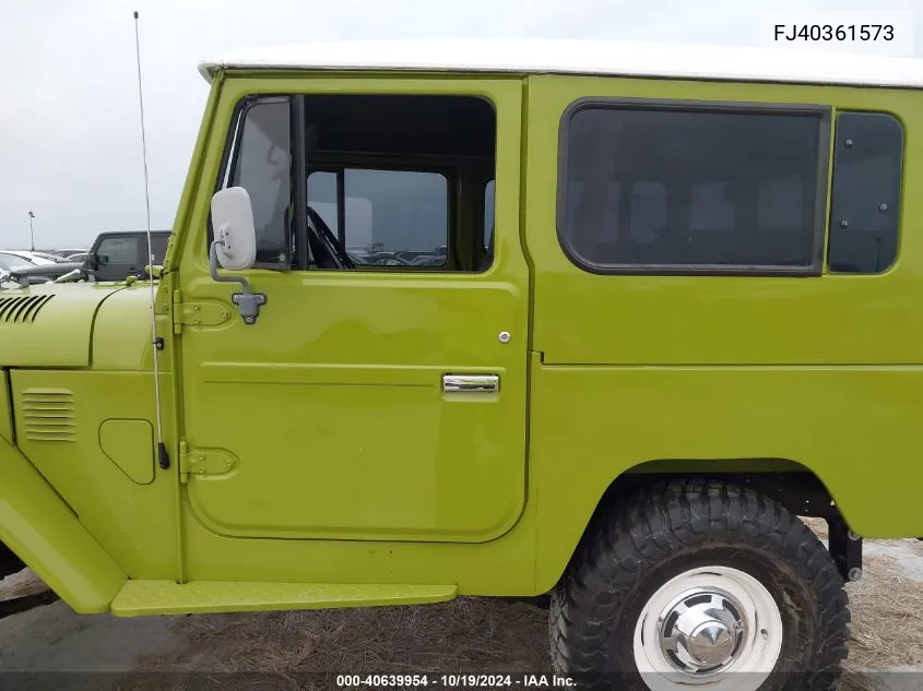 1983 Toyota Land Cruiser VIN: FJ40361573 Lot: 40639954