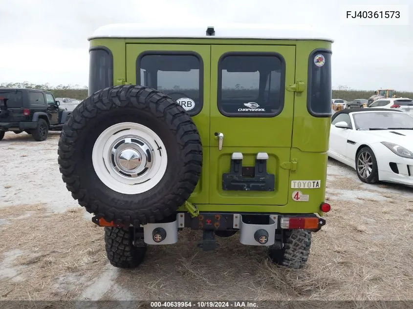 1983 Toyota Land Cruiser VIN: FJ40361573 Lot: 40639954