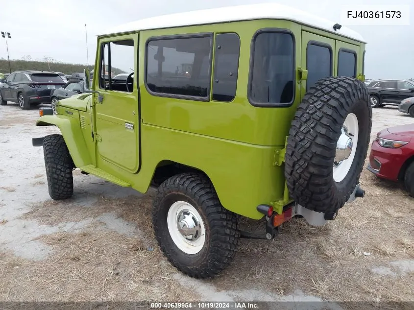 1983 Toyota Land Cruiser VIN: FJ40361573 Lot: 40639954