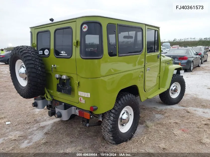 1983 Toyota Land Cruiser VIN: FJ40361573 Lot: 40639954