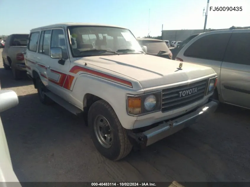 1984 Toyota Land Cruiser VIN: FJ60090435 Lot: 40483114