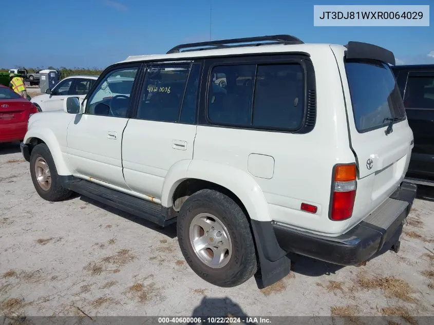 1994 Toyota Land Cruiser Dj81 VIN: JT3DJ81WXR0064029 Lot: 40600006