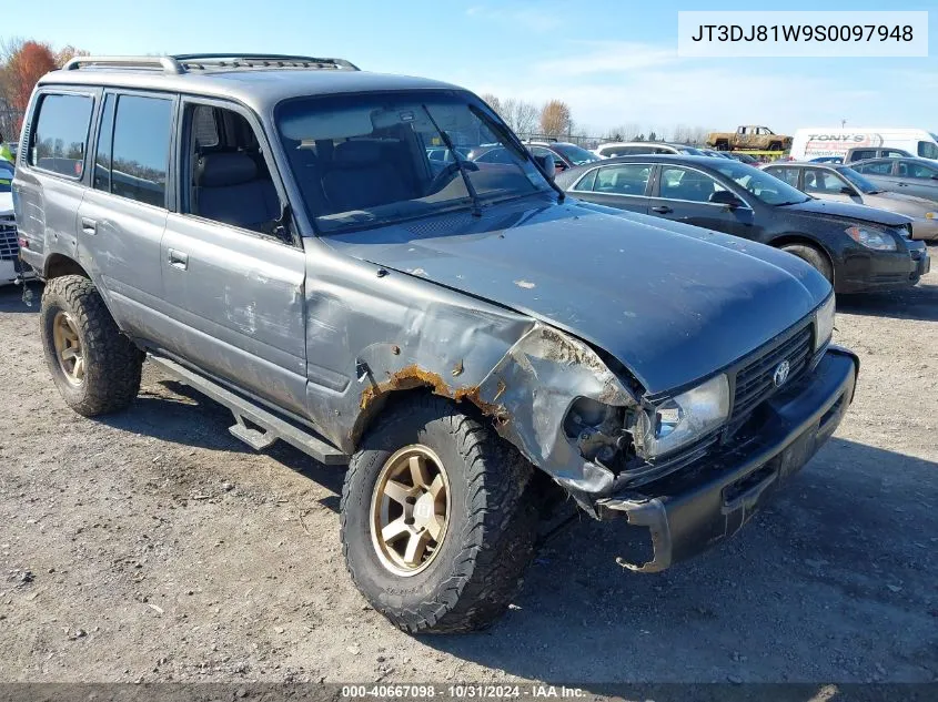 1995 Toyota Land Cruiser Dj81 VIN: JT3DJ81W9S0097948 Lot: 40667098