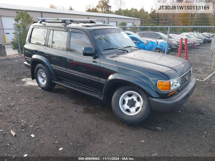 1995 Toyota Land Cruiser Dj81 VIN: JT3DJ81W1S0113169 Lot: 40809682