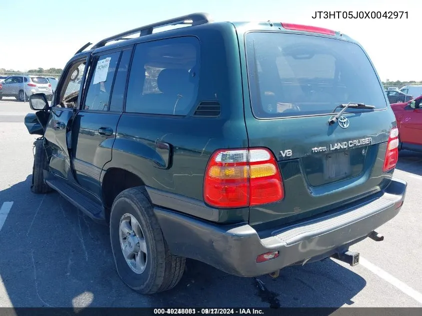 1999 Toyota Land Cruiser VIN: JT3HT05J0X0042971 Lot: 40248081