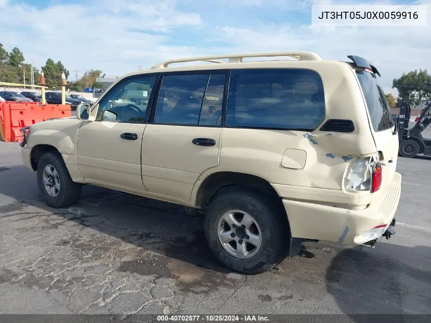 1999 Toyota Land Cruiser VIN: JT3HT05J0X0059916 Lot: 40702577