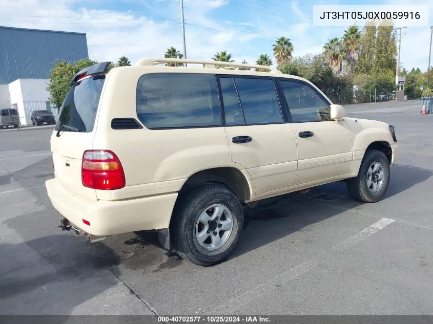 1999 Toyota Land Cruiser VIN: JT3HT05J0X0059916 Lot: 40702577